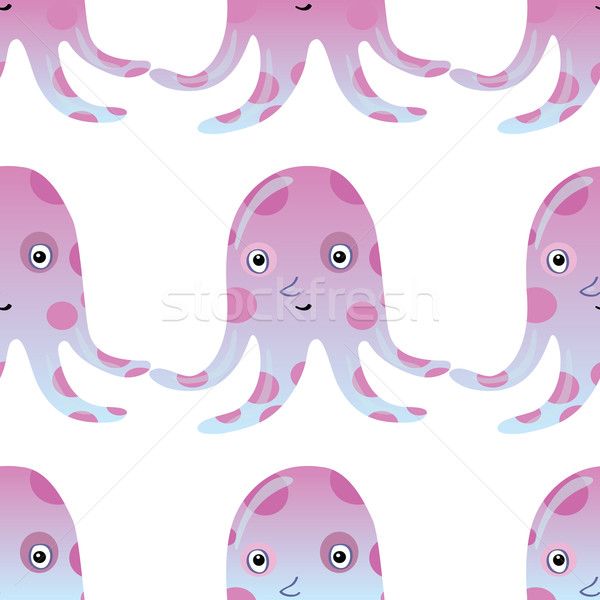 Stock fotó: Meduza · polip · tengeri · végtelen · minta · óceán · állatok