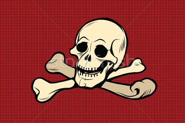 Jolly Roger. The skull and crossbones Stock photo © studiostoks