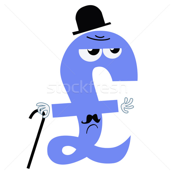 character national currency pound sterling UK England gentleman Stock photo © studiostoks