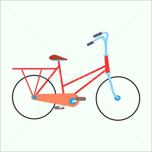 Female urban exercise bike Stock photo © studiostoks