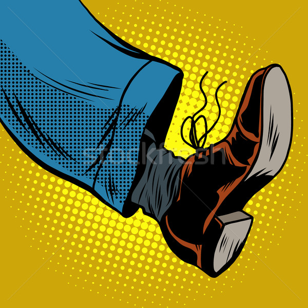 Human foot with Shoe Stock photo © studiostoks