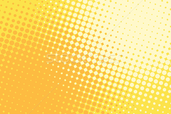 Orange yellow halftone pop art retro background Stock photo © studiostoks