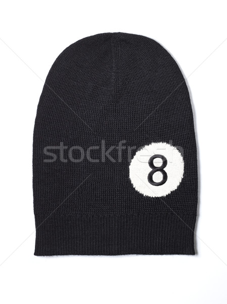 black woolen handmade cap basketball ball alike Stock photo © Studiotrebuchet