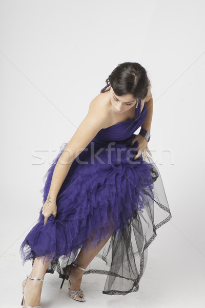 女子 舞蹈家 實 漂亮的女人 冒充 跳舞 商業照片 © Studiotrebuchet