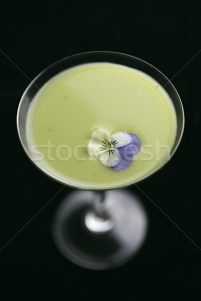 Grünen frischen Cocktail einfache Saft Stock foto © Studiotrebuchet