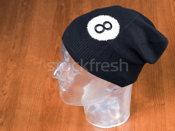 black woolen handmade cap basketball ball alike Stock photo © Studiotrebuchet
