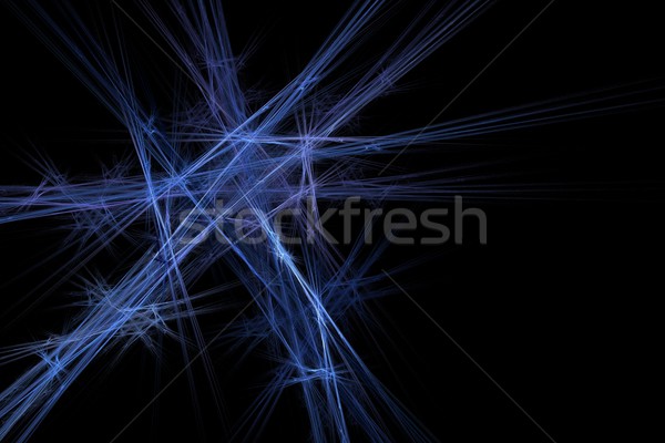 Fractal abstracte achtergrond abstract gerenderd lijnen macht Stockfoto © Studiotrebuchet