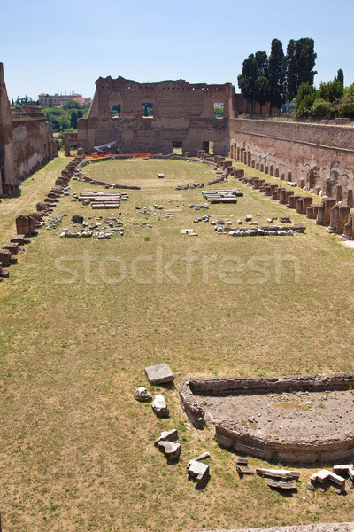 roman forum ruins Stock photo © Studiotrebuchet