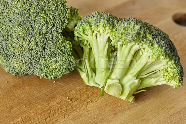 natural pieces of green healthy broccoli just steamed Stock photo © Studiotrebuchet