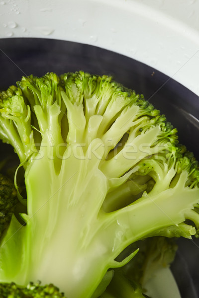 natural pieces of green healthy broccoli just steamed Stock photo © Studiotrebuchet