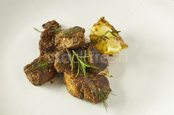 chicken tikka massala international indian cuisine Stock photo © Studiotrebuchet