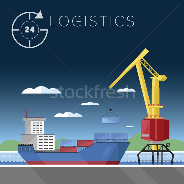 Warehousing and logistics processes.  Stock photo © studioworkstock