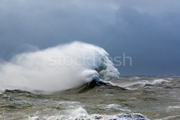Hullám arc áradat Sussex vihar hullámok Stock fotó © suerob