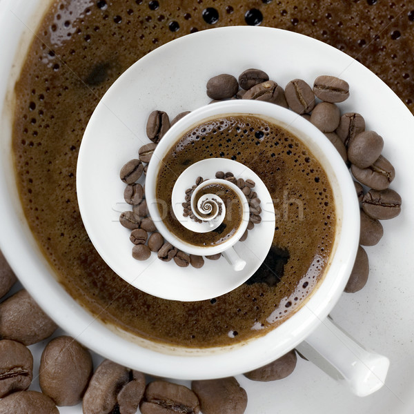 Coffee Cup Meditatin Stock photo © Suljo