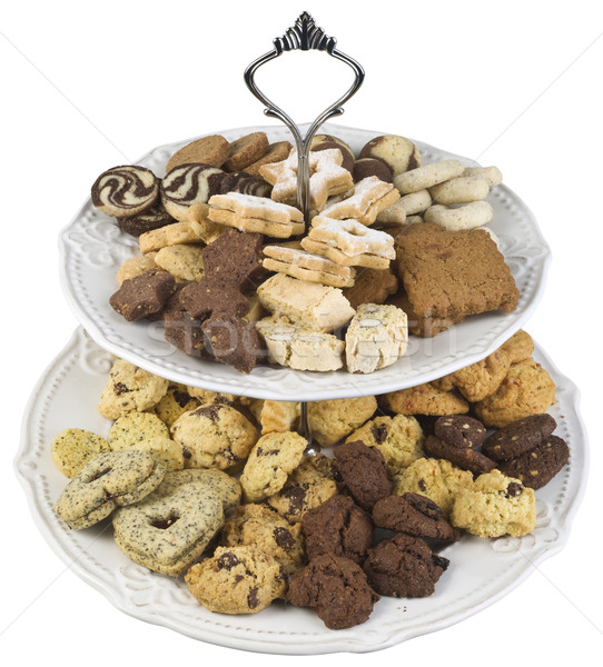 Cookies Plates Cutout Stock photo © Suljo