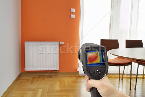 Radiator Thermal Image Stock photo © Suljo