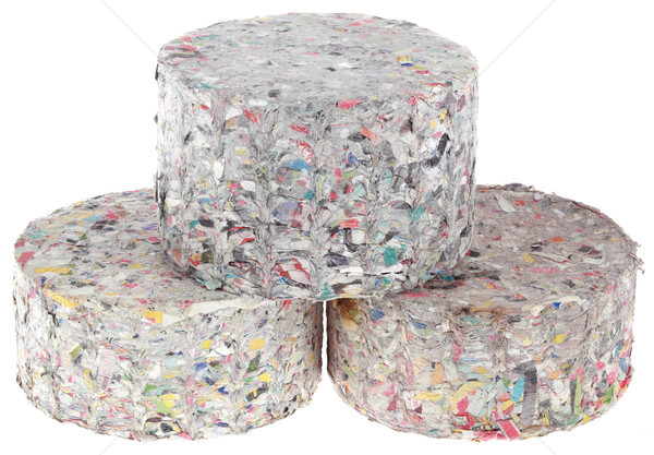 Paper Log Briquettes Cutout Stock photo © Suljo