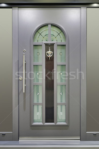 Metallic Massive Door Stock photo © Suljo