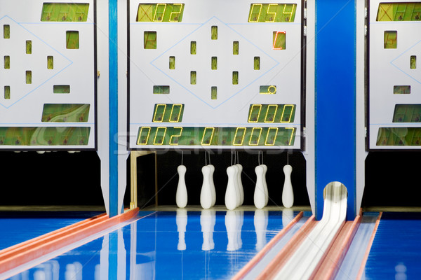 Bowling alley Stock photo © Suljo