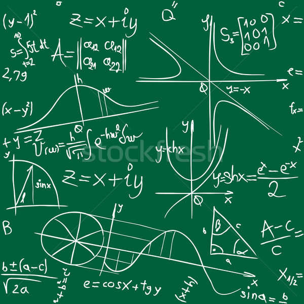 Naadloos math textuur wetenschap Stockfoto © Suljo