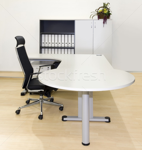 Büro einfache Arbeitsplatz modernen Business Design Stock foto © Suljo