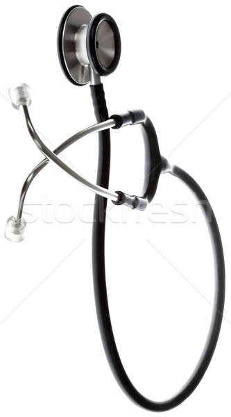 Zdjęcia stock: Stetoskop · akustyczny · medycznych · urządzenie · odizolowany