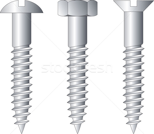 Stock photo: Screws