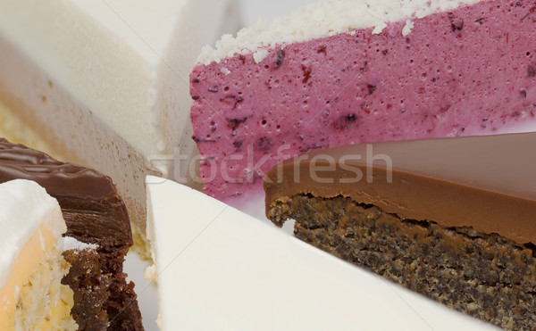 торт Ломтики набор различный десерта кремом Сток-фото © Suljo
