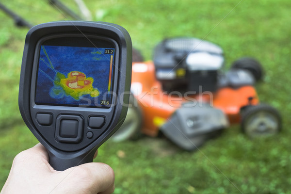 Stock photo: Lawnmower Infrared