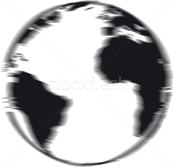 Engraved earth Stock photo © Suljo