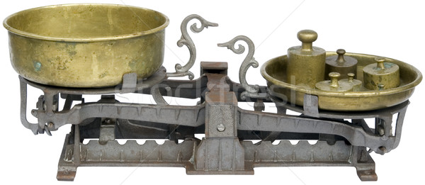 Rusty balance cutout Stock photo © Suljo