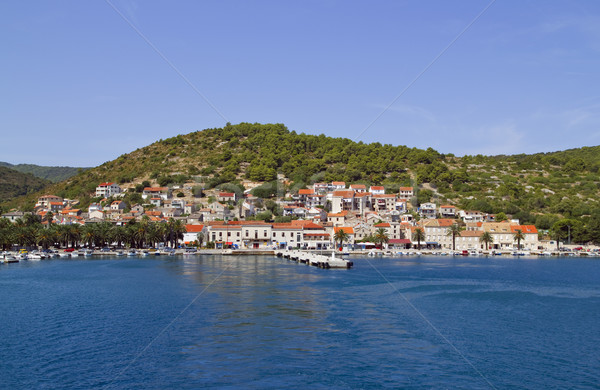 Vis Harbor Stock photo © Suljo