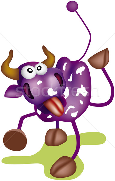 Purple cow Stock photo © Suljo