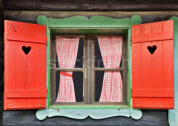 Chalet Window Stock photo © Suljo