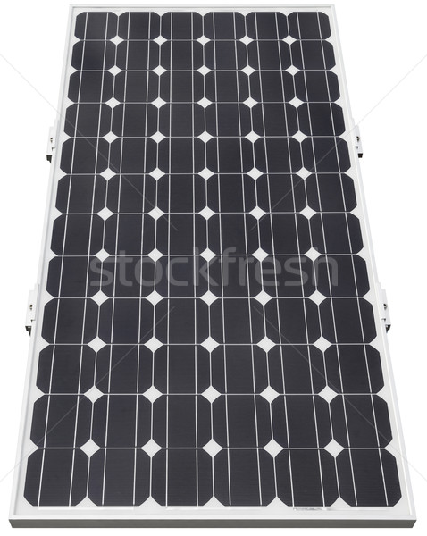 Solar fotovoltaice celulă izolat Imagine de stoc © Suljo