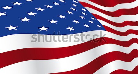 Flag of USA Stock photo © Suljo