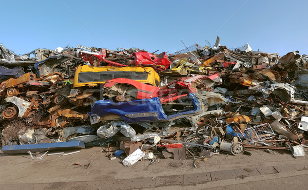 Crashed Car Pile Stock photo © Suljo