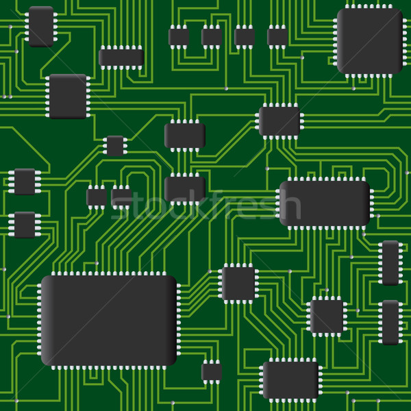 Bezszwowy elektronicznej pokładzie komputera tekstury Internetu Zdjęcia stock © Suljo