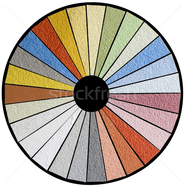 Facade Color Swatch Cutout Stock photo © Suljo