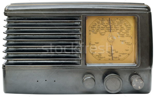 старые радио изолированный Сток-фото © Suljo