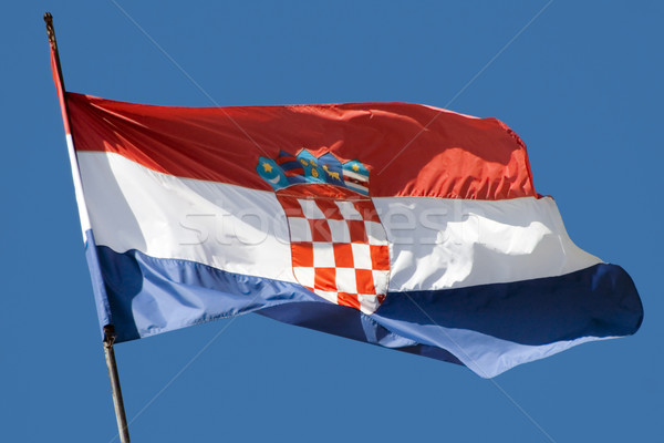 Croatian Flag Stock photo © Suljo
