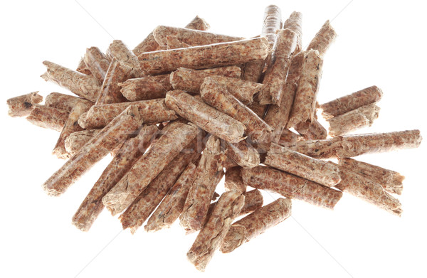 Heap of Wooden Pellets Cutout Stock photo © Suljo