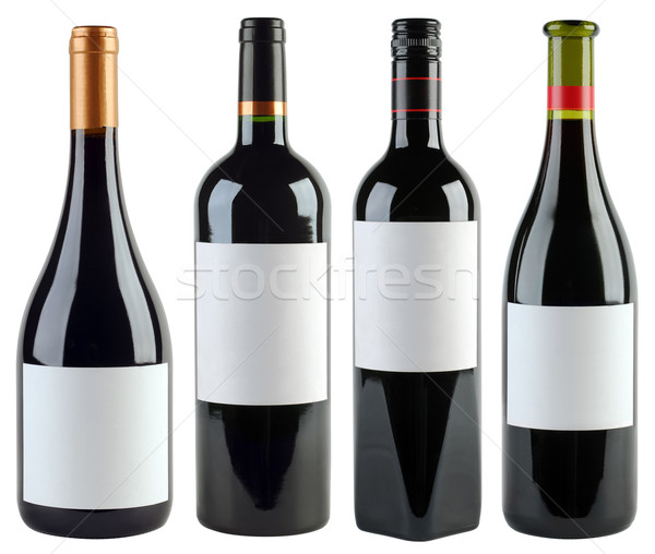 Stock photo: Wine Bottles Template