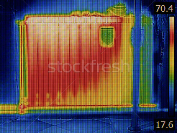 Radiator Heater Thermal Image Stock photo © Suljo
