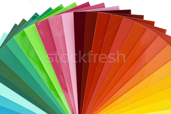Color scale cutout Stock photo © Suljo