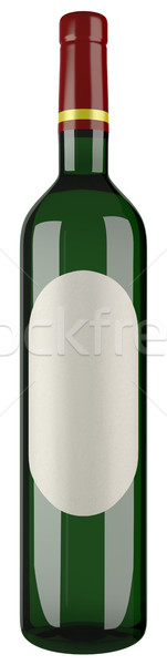 Wine Bottle Cutout Stock photo © Suljo