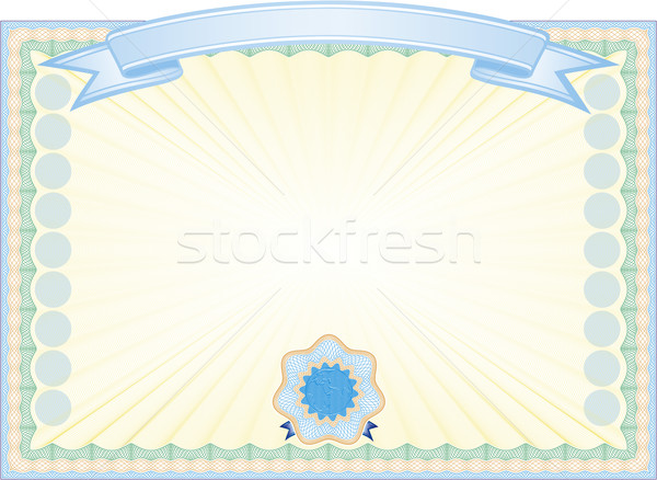 Engraved certificate Stock photo © Suljo