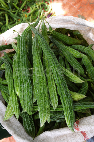 Amargo colheita pronto verde vegetal Foto stock © sundaemorning