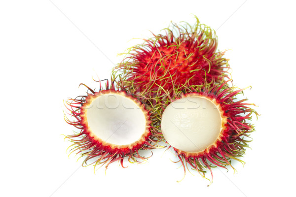 Macro isolé blanche texture cheveux fruits [[stock_photo]] © supersaiyan3