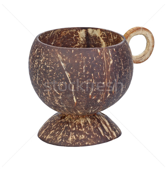 Tasse coco shell isolé blanche texture [[stock_photo]] © supersaiyan3